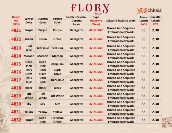 Kf Flory Vol 27 Exclusive Designer Salwar Suit Collection